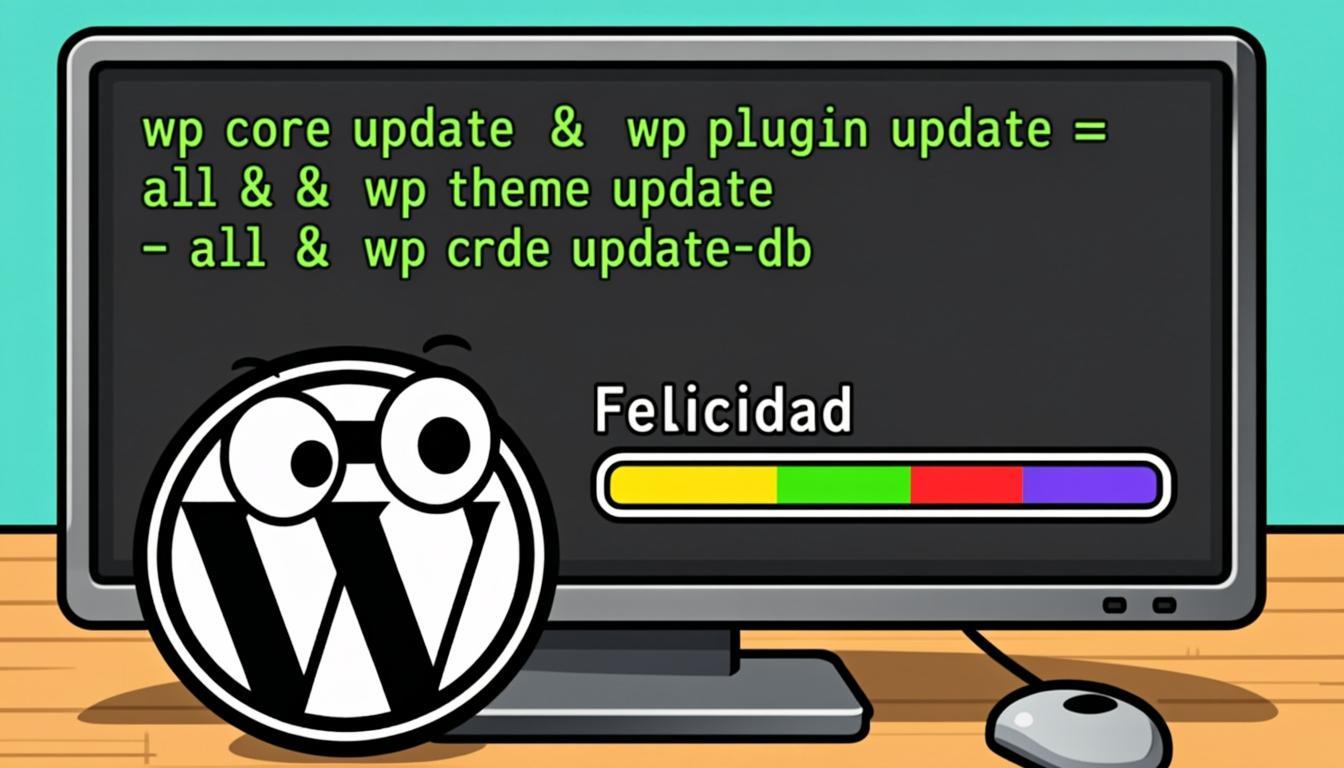 Actualizando WordPress con WP-CLI